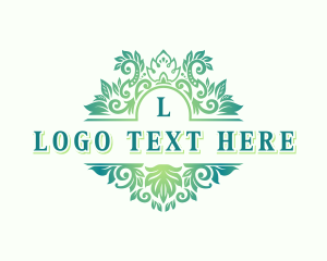 Jewelry - Floral Royal Foliage logo design