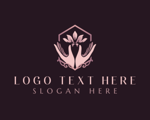 Jeweler - Floral Hands Beauty logo design
