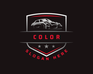 Emblem - Racing Car Detailing logo design