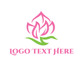 pink flame-logo-examples