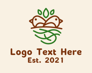 Natural Products - Twin Bird Nest logo design