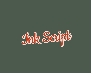 Script - Retro Script Business logo design