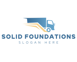 Fast Delivery Truck Logo