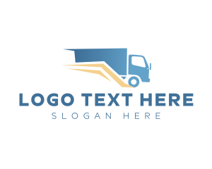 Fast Delivery Truck Logo