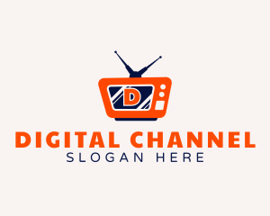 Channel - Television Media Show logo design