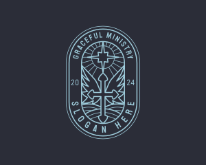 Ministry - Cross Ministry Faith logo design