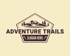 Rustic Valley Adventure logo design