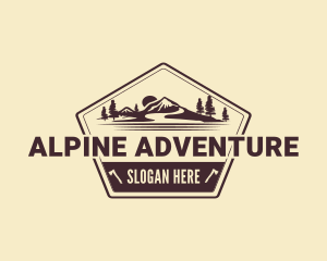 Rustic Valley Adventure logo design