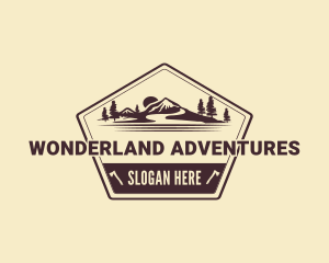 Rustic Valley Adventure logo design