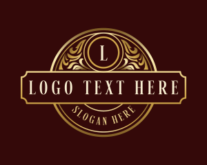 Golden - Premium Ornament Boutique logo design