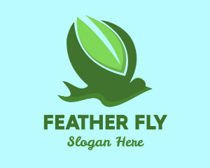 Flying Leaf Dove logo design