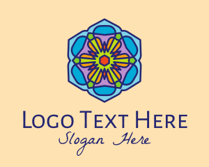 Hexagon - Moroccan Tile Pattern logo design
