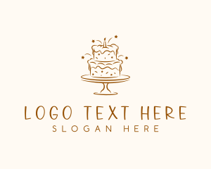 Bakeshop - Dessert Baking Cake logo design