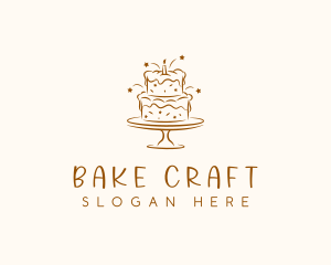 Dessert Baking Cake logo design