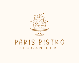 Dessert Baking Cake logo design