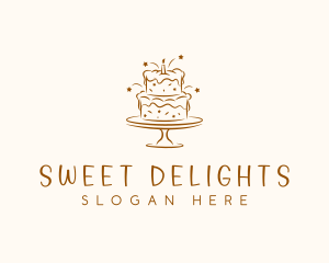 Dessert Baking Cake logo design