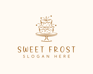 Dessert Baking Cake logo design