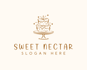 Dessert Baking Cake logo design