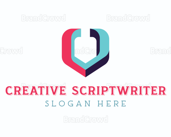 Creative Business Letter V Logo