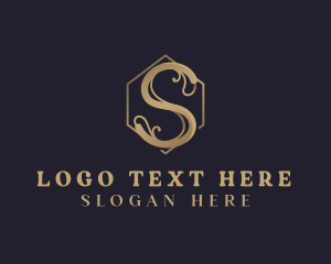 Gold - Premium Elegant Vintage Letter S logo design