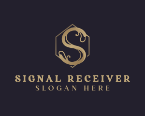 Premium Elegant Vintage Letter S logo design