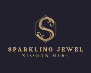 Premium Elegant Vintage Letter S logo design