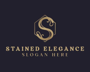 Premium Elegant Vintage Letter S logo design