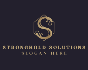 Premium Elegant Vintage Letter S logo design