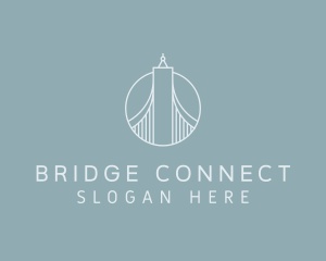 Bridge - Bridge Tourist Landmark logo design