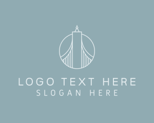 Tourist Spot - Bridge Tourist Landmark logo design