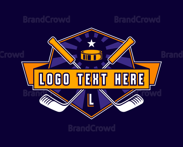 Hockey Sports League Logo