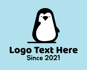 Arctic - Winter Penguin Animal logo design
