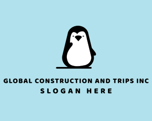 Nature Conservation - Winter Penguin Animal logo design