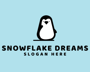 Winter - Winter Penguin Animal logo design