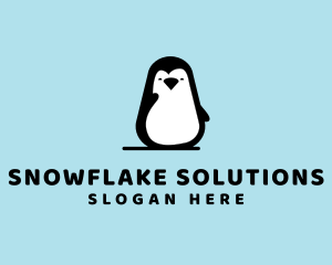 Winter - Winter Penguin Animal logo design