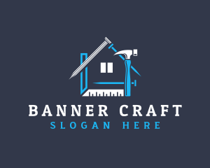 Carpentry Tools Handyman logo design