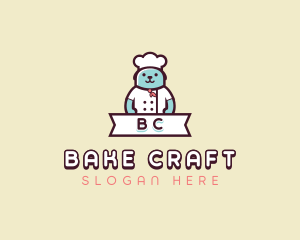 Dog Chef Toque logo design