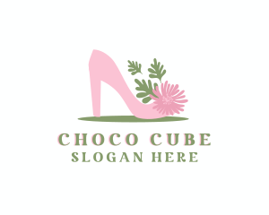 Store - Floral Stilettos Shoes logo design