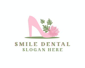 Store - Floral Stilettos Shoes logo design
