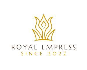 Royal Queen Crown  logo design