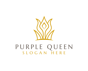 Royal Queen Crown  logo design