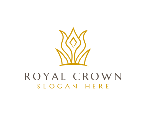 Royal Queen Crown  logo design