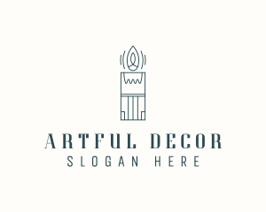 Candle Wax Decor  logo design