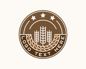 Bakery - Organic Wheat Farm logo design