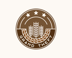 Cook - Organic Wheat Farm logo design