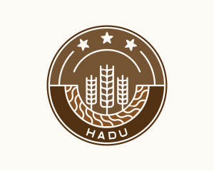 Baker - Organic Wheat Farm logo design