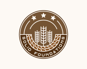 Bread Store - Organic Wheat Farm logo design