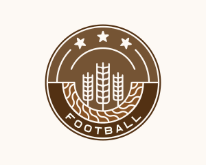 Grass - Organic Wheat Farm logo design