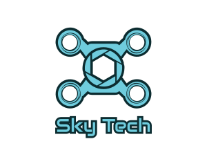 Drone - Drone Camera Shutter logo design