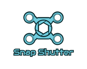 Shutter - Drone Camera Shutter logo design